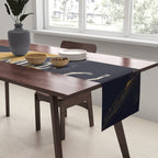 Minimal Abstract Art Woman Portrait 2 Table Runner Gallery Image 2