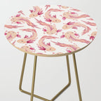 Mexican Axolotls Watercolor Side Table Gallery Image 2