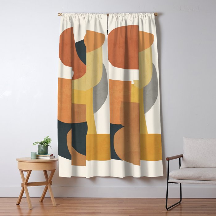 Modern Abstract Art 148 Window Curtain Gallery Image 5