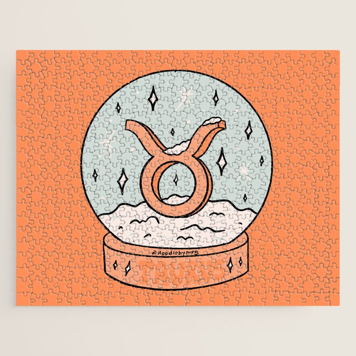 Taurus Snow Globe Jigsaw Puzzle Gallery Image 1