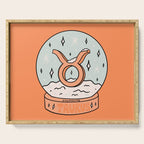 Taurus Snow Globe Serving Tray Gallery Image 1