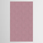 Romantic Botanica Coordinator - Thin Stripes in Rosewood Pink Tablecloth Gallery Image 2