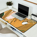 Magic Wildflowers / Yellow & Green Desk Mat Gallery Image 2
