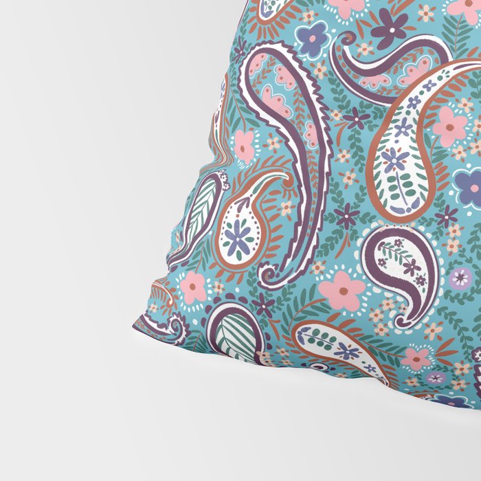 Whimsical Paisley Dance Pillow Sham Gallery Image 4