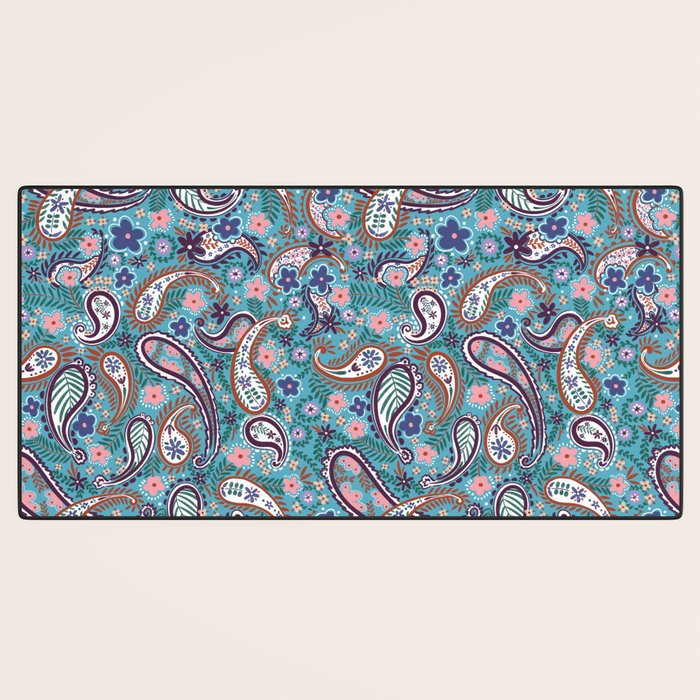 Whimsical Paisley Dance Desk Mat Gallery Image 3