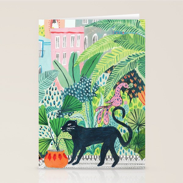 Jungle Panther Stationery Card Gallery Image 2