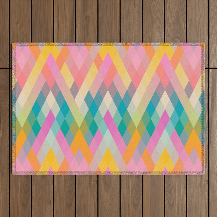 Mountain Sunrise Outdoor Rug Gallery Image 1