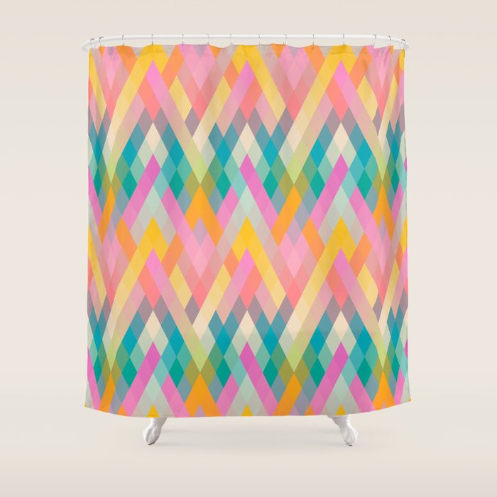 Mountain Sunrise Shower Curtain Gallery Image 1