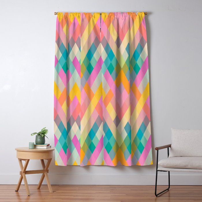 Mountain Sunrise Window Curtain Gallery Image 1