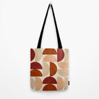 abstract retro shapes earthy 6 Tote Bag Gallery Image 2