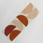 abstract retro shapes earthy 6 Yoga Mat Gallery Image 1