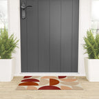 abstract retro shapes earthy 6 Welcome Mat Gallery Image 3