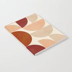 abstract retro shapes earthy 6 Notebook Gallery Image 2