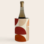 abstract retro shapes earthy 6 Wine Chiller Gallery Image 2