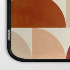 abstract retro shapes earthy 6 Laptop Sleeve Gallery Image 3
