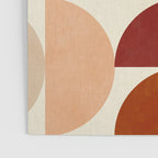abstract retro shapes earthy 6 Poster Gallery Image 3