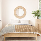Color Block Line Abstract LIV Neutral Nautical Duvet Cover Gallery Image 3