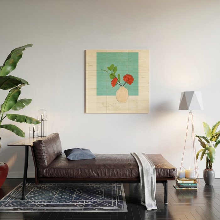 Thought of you Blue Wood Wall Art Gallery Image 2