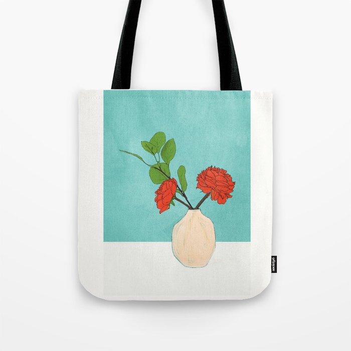 Thought of you Blue Tote Bag Gallery Image 1