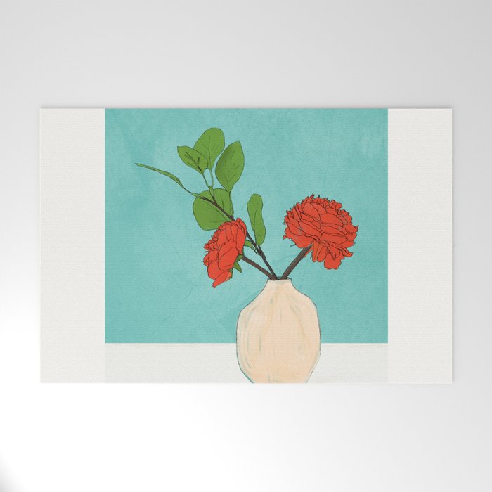 Thought of you Blue Welcome Mat Gallery Image 1