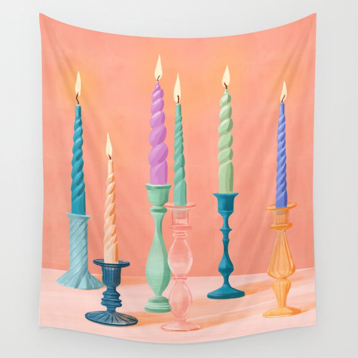 Joyful Lights Wall Tapestry Gallery Image 1