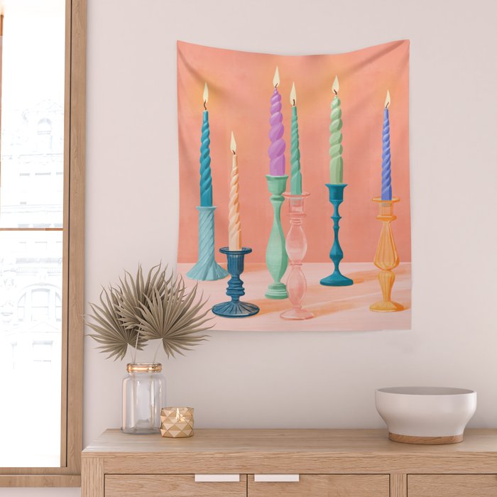 Joyful Lights Wall Tapestry Gallery Image 2