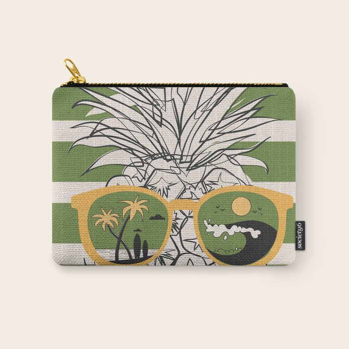 Pineapple Dreams 6 Carry All Pouch Gallery Image 1