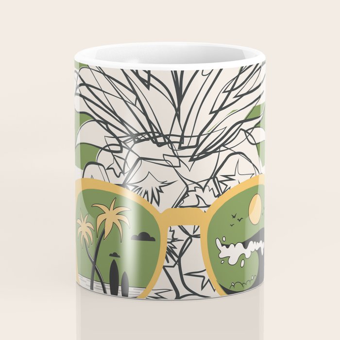 Pineapple Dreams 6 Coffee Mug Gallery Image 4