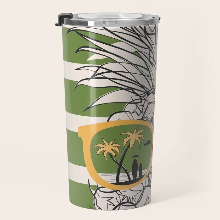 Pineapple Dreams 6 Travel Mug Gallery Image 3