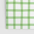 Green geometric plaid gingham pattern Poster Gallery Image 3