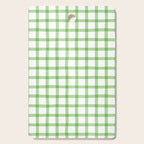 Green geometric plaid gingham pattern Cutting Board Gallery Image 1
