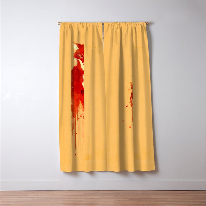 The fox, the forest spirit Window Curtain Gallery Image 3