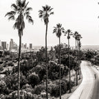 Los Angeles Black and White Coffee Mug Gallery Image 2