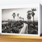 Los Angeles Black and White Wall Mural Gallery Image 2