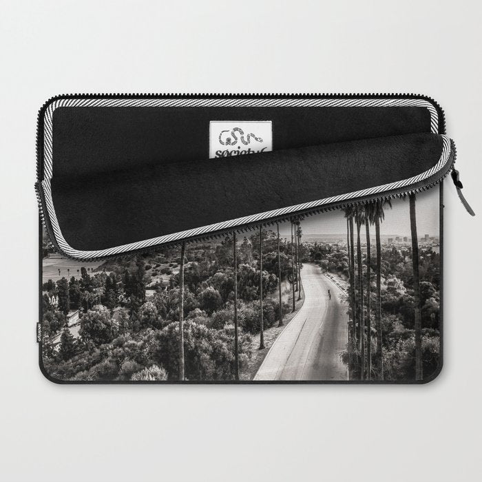 Los Angeles Black and White Laptop Sleeve Gallery Image 2