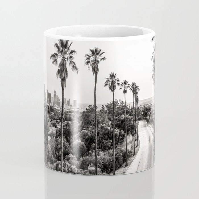 Los Angeles Black and White Coffee Mug Gallery Image 4