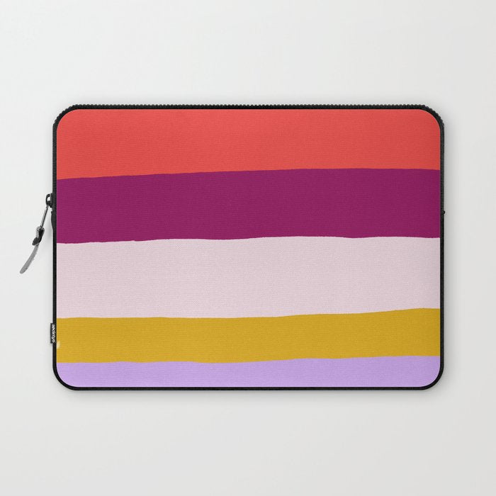Sunset Stripes Laptop Sleeve Gallery Image 1