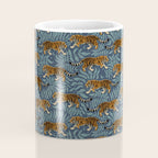 Tigers - dusky blue Coffee Mug Gallery Image 4