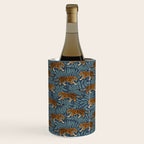 Tigers - dusky blue Wine Chiller Gallery Image 1