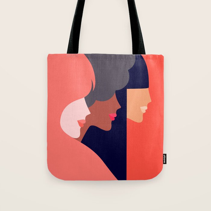 Together, we can  #girlpower Tote Bag Gallery Image 1