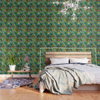 Vintage & Shabby Chic - Hot Exotic Tropical Birds Jungle Wallpaper Gallery Image 3
