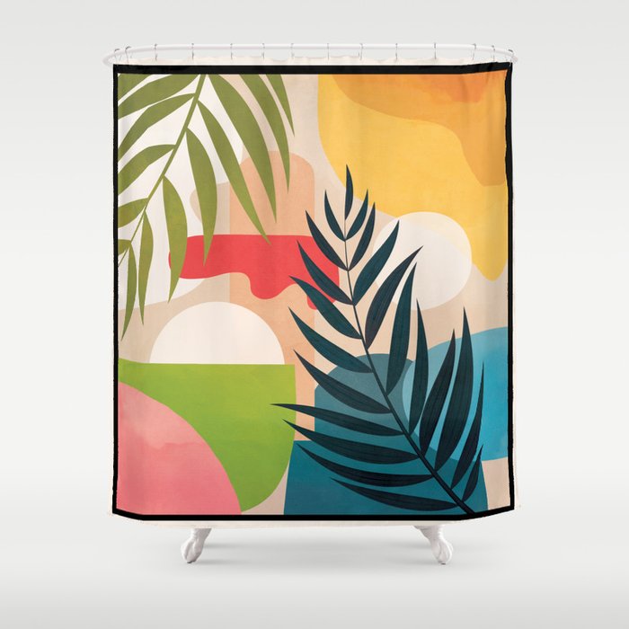 Sunrise Garden 1  Shower Curtain Gallery Image 1