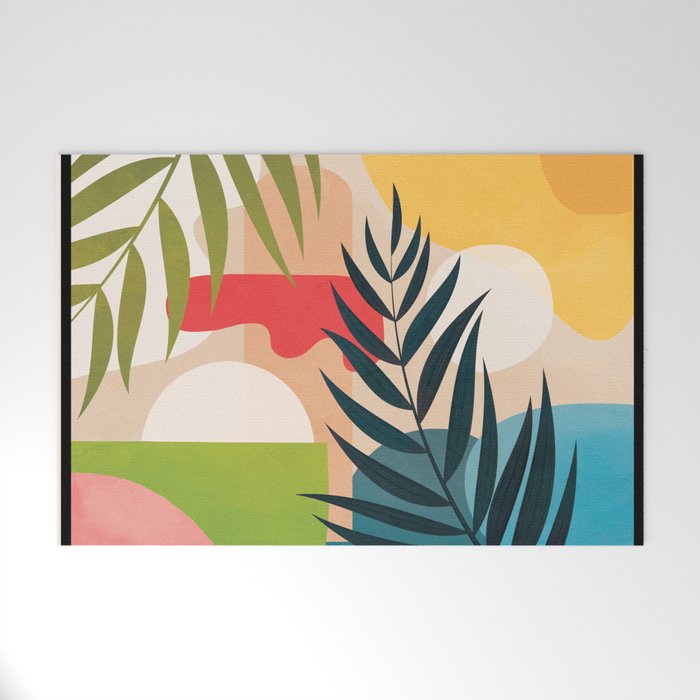 Sunrise Garden 1  Welcome Mat Gallery Image 1