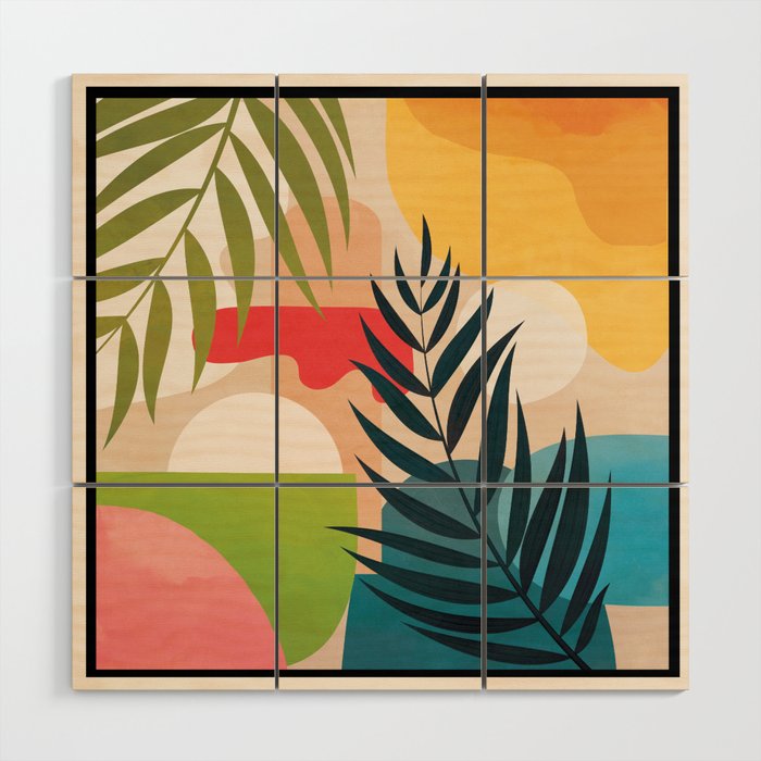 Sunrise Garden 1  Wood Wall Art Gallery Image 1