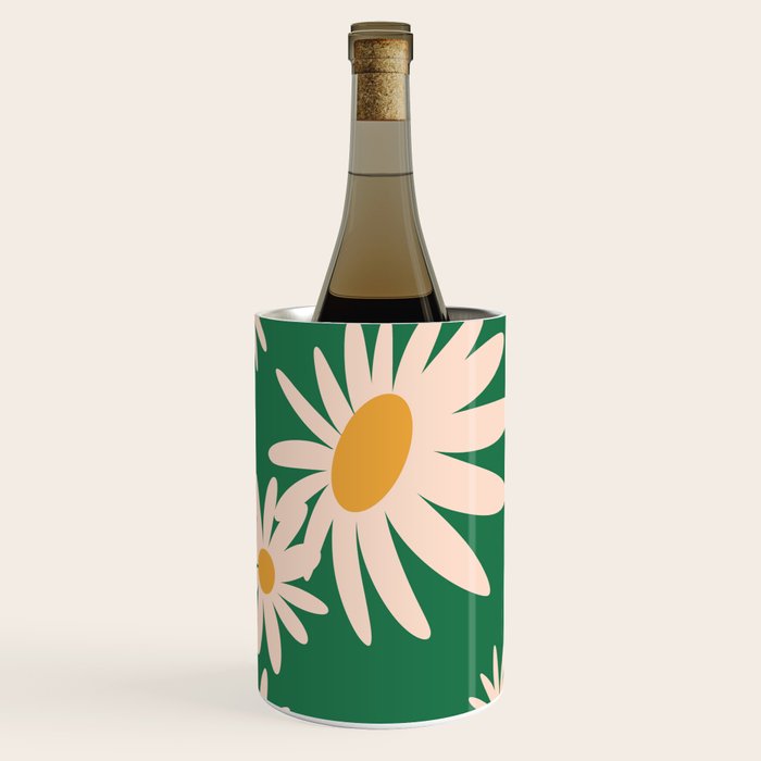 Retro Daisy pattern  Wine Chiller Gallery Image 2