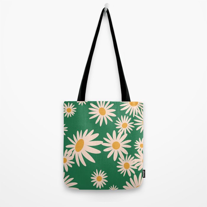 Retro Daisy pattern  Tote Bag Gallery Image 2
