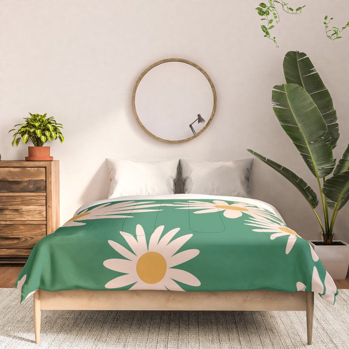 Retro Daisy pattern  Comforter Gallery Image 3