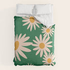 Retro Daisy pattern  Duvet Cover Gallery Image 6