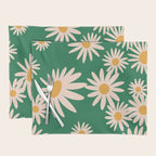 Retro Daisy pattern  Placemat Gallery Image 1