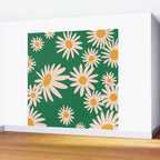 Retro Daisy pattern  Wall Mural Gallery Image 2